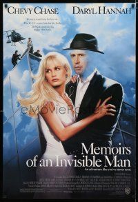 9b475 MEMOIRS OF AN INVISIBLE MAN 1sh '92 disappearing Chevy Chase, pretty Daryl Hannah!