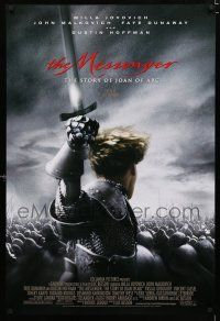 9b477 MESSENGER DS 1sh '99 Luc Besson, Milla Jovovich as Joan of Arc!