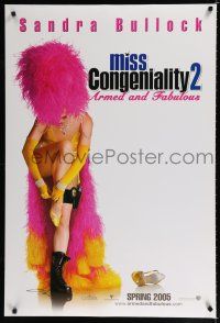 9b488 MISS CONGENIALITY 2 teaser DS 1sh '05 Regina King, William Shatner, sexy Sandra Bullock!