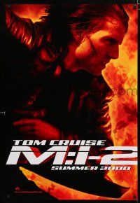 9b493 MISSION IMPOSSIBLE 2 teaser DS 1sh '00 Tom Cruise, sequel directed by John Woo!
