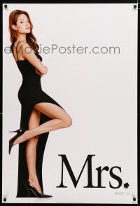 9b501 MR. & MRS. SMITH style B teaser 1sh '05 full-length super sexy Angelina Jolie!