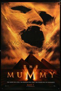 9b505 MUMMY teaser DS 1sh '99 Brendan Fraser & Rachel Weisz in Egypt, cool image of sandstorm!
