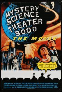 9b511 MYSTERY SCIENCE THEATER 3000: THE MOVIE DS 1sh '96 MST3K, sci-fi art from This Island Earth!