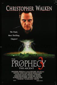 9b588 PROPHECY 3: THE ASCENT 1sh '00 Christopher Walken in the final most thrilling chapter!