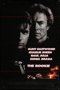 9b637 ROOKIE int'l 1sh '91 Clint Eastwood directs & stars w/Charlie Sheen!