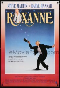 9b639 ROXANNE int'l 1sh '87 Steve Martin as modern Cyrano de Bergerac, Daryl Hannah, Fred Schepisi!