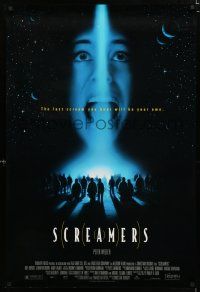 9b652 SCREAMERS DS 1sh '95 sci-fi horror, the last scream you hear will be your own!