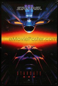 9b712 STAR TREK VI teaser 1sh '91 cool sci-fi image, The Undiscovered Country!
