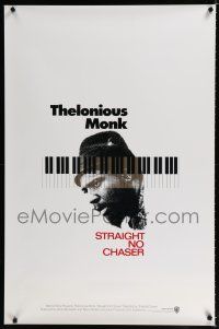 9b754 THELONIOUS MONK: STRAIGHT, NO CHASER int'l 1sh '89 Clint Eastwood produced jazz bio!