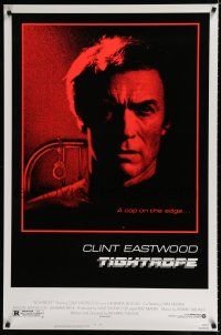 9b765 TIGHTROPE 1sh '84 Clint Eastwood is a cop on the edge, cool handcuff image!