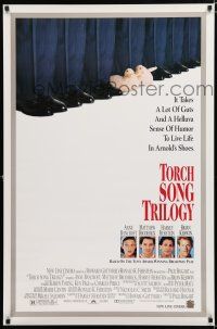 9b774 TORCH SONG TRILOGY 1sh '88 Anne Bancroft, Matthew Broderick, Harvey Fierstein!