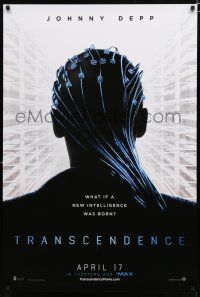9b778 TRANSCENDENCE April 17 teaser DS 1sh '14 Johnny Depp, Kate Mara, a new intelligence is born!