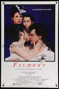 9b809 VALMONT 1sh '89 Milos Forman directed, Colin Firth, Annette Bening & young Fairuza Balk!