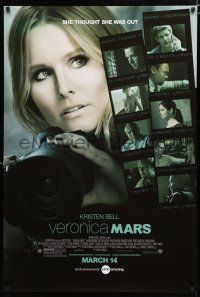 9b811 VERONICA MARS advance DS 1sh '14 close-up of sexy Kristen Bell in title role!