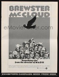 9c063 BREWSTER McCLOUD pressbook '71 Bud Cort, cult classic directed by Robert Altman!