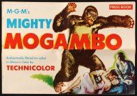 9c318 MOGAMBO pressbook '53 Clark Gable, Grace Kelly, Ava Gardner & giant ape in Africa, John Ford