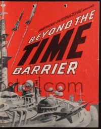 9c040 BEYOND THE TIME BARRIER pressbook '59 Adam & Eve of the year 2024 repopulating the world!