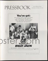 9c047 BILLY JACK pressbook '71 Tom Laughlin, Delores Taylor, most unusual boxoffice success ever!