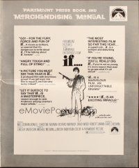 9c237 IF pressbook '69 introducing Malcolm McDowell, Christine Noonan, directed by Lindsay Anderson!