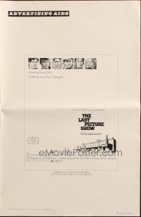 9c276 LAST PICTURE SHOW pressbook '71 Peter Bogdanovich, Jeff Bridges, Ellen Burstyn, Tim Bottoms