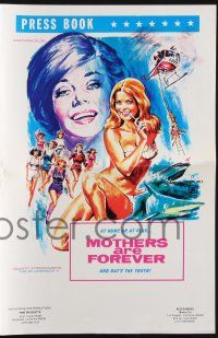 9c323 MOTHERS ARE FOREVER pressbook '70s great artwork of sexy half-naked woman!