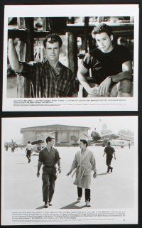 9c669 AIR AMERICA presskit w/ 8 stills '90 Mel Gibson & Robert Downey Jr. are flying for the CIA!
