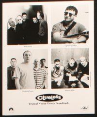 9c853 CLUELESS presskit w/ 5 stills '95 soundtrack folder, images of Radiohead, Beastie Boys, more