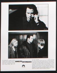 9c922 DOMESTIC DISTURBANCE presskit w/ 4 stills '01 John Travolta, Vince Vaughn, Teri Polo