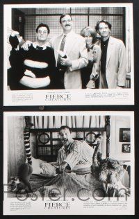 9c926 FIERCE CREATURES presskit w/ 4 stills '96 John Cleese, Kevin Kline, Jamie Lee Curtis & Palin