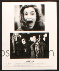 9c982 I LOVE YOU DON'T TOUCH ME presskit w/ 3 stills '97 wacky images of Marla Schaffel