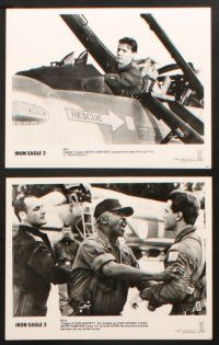 9c737 IRON EAGLE 2 presskit w/ 7 stills '88 military pilots Louis Gossett Jr. & Mark Humphrey!