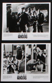 9c751 ORIGINAL GANGSTAS video presskit w/ 7 stills '96 Fred Williamson, Jim Brown, Pam Grier!