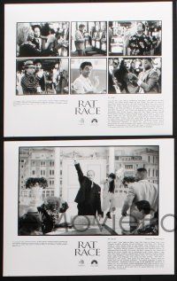 9c950 RAT RACE presskit w/ 4 stills '01 Jon Lovitz, John Cleese, Cuba Gooding Jr., Rowan Atkinson