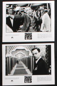 9c830 SNAKE EYES presskit w/ 6 stills '98 Nicolas Cage, Gary Sinise, Brian De Palma