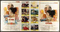 9d064 CUBA Spanish/U.S. 1-stop poster '79 cool artwork of Sean Connery & Brooke Adams!
