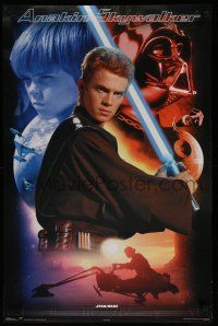 9e601 ANAKIN SKYWALKER Canadian commercial poster '02 Hayden Christensen as Darth Vader!