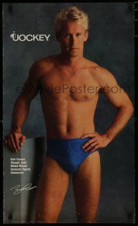 9e113 BART CONNER 18x30 advertising poster '87 image of gymnast in his undies!