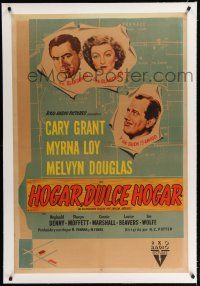 9g250 MR. BLANDINGS BUILDS HIS DREAM HOUSE linen Argentinean '48 Cary Grant & Myrna Loy classic!