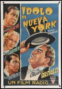 9g212 TOAST OF NEW YORK linen Spanish '37 Frances Farmer, Cary Grant, Edward Arnold, Jack Oakie