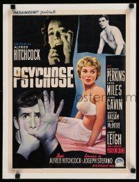9h146 PSYCHO Belgian '60 sexy half-dressed Janet Leigh, Anthony Perkins, Hitchcock