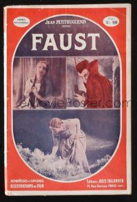 9h263 FAUST French magazine '26 F.W. Murnau, Emil Jannings as the Devil enticing Camilla Horn!