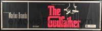 9h290 GODFATHER paper banner '72 Francis Ford Coppola classic from the novel by Mario Puzo!