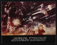9h015 STAR WARS souvenir program book 1977 George Lucas classic, Jung art!
