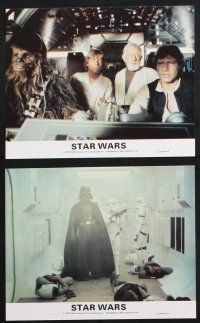 9h028 STAR WARS 8 color English FOH LCs '77 George Lucas classic, Darth Vader, Luke, Han, Leia!