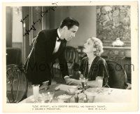 9j120 LOVE AFFAIR signed 8x10 still '32 by Humphrey Bogart, who's with Dorothy Mackaill!