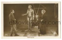 9j297 METROPOLIS German 4x6 Ross postcard '27 Klein-Rogge, Alfred Abel & Brigitte Helm as the robot!