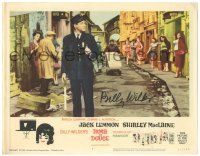 9j126 IRMA LA DOUCE signed LC #8 '63 by Billy Wilder, French cop Jack Lemmon in street w/ hookers!
