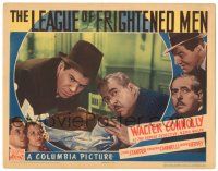 9j176 LEAGUE OF FRIGHTENED MEN LC '37 Walter Connolly as Rex Stout's Nero Wolfe, Stander as Archie