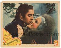 9j178 MARIE ANTOINETTE LC '38 best romantic c/u of Tyrone Power & Queen Norma Shearer!