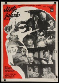 9j499 WILD STRAWBERRIES Yugoslavian 20x28 '61 Ingmar Bergman's Smultronstallet, Sjostrom, Andersson